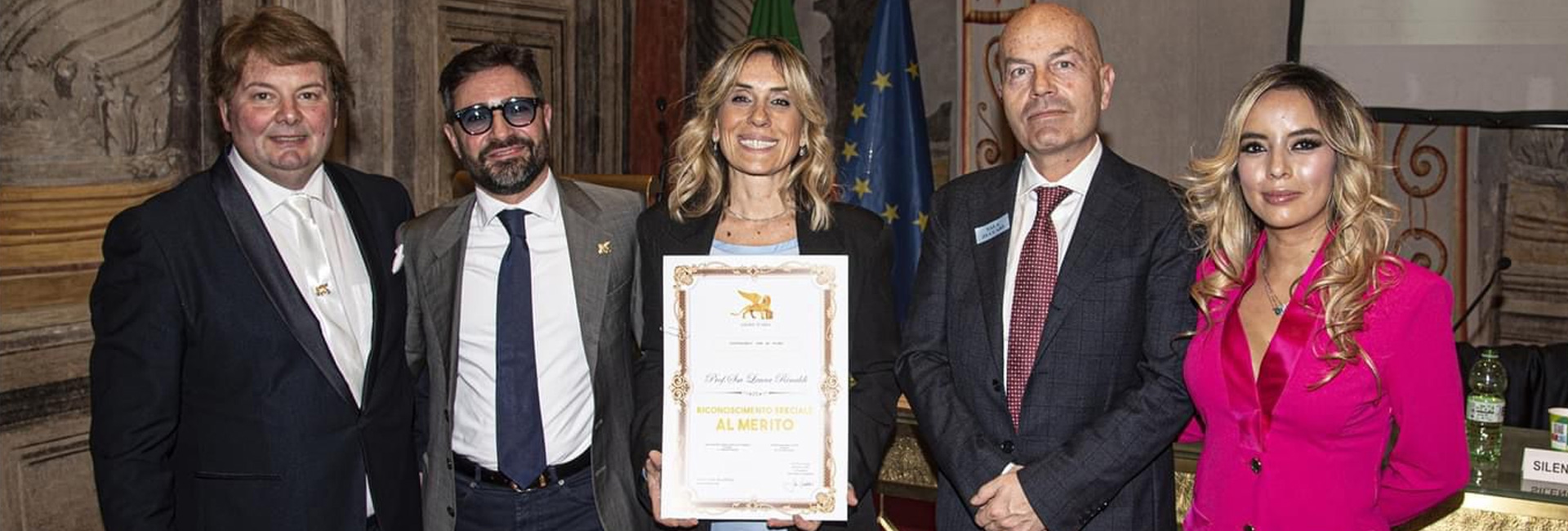 Leoni D'Oro - Riconoscimento Speciale al Merito per Laura Rinaldi